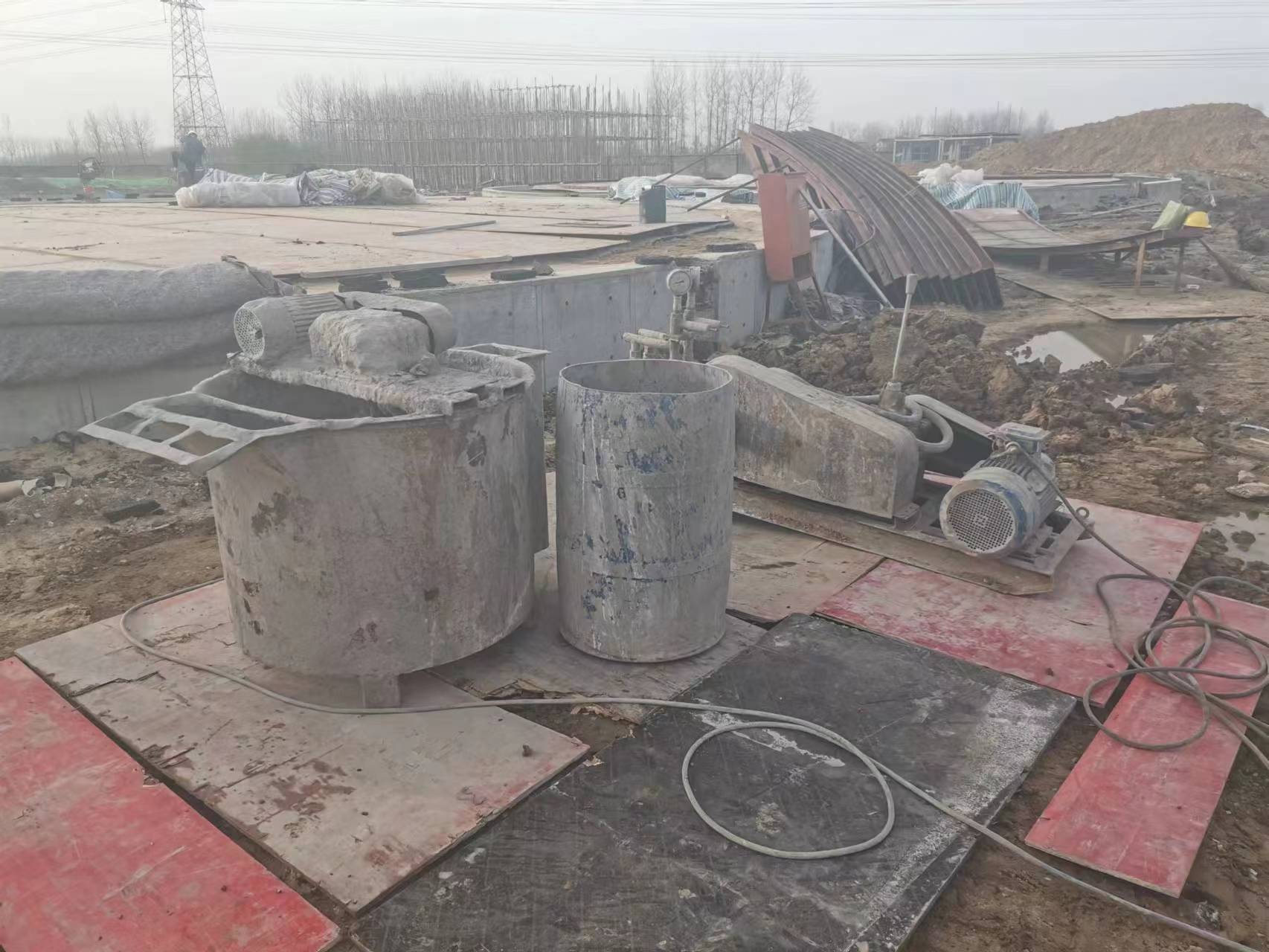 青山设备基础注浆